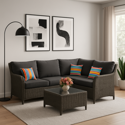 Sofa khung nhôm