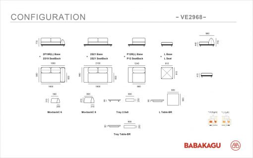 Sofa Da Babakagu VE2968 - Hình ảnh 3