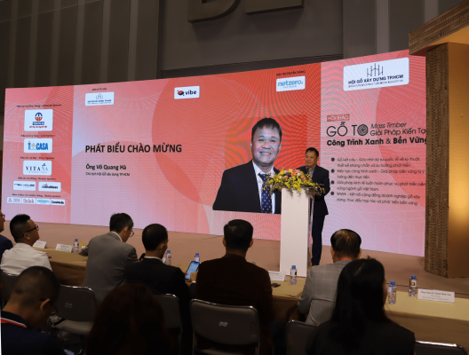 Ông Võ Quang Hà chủ tịch Tavico phát biểu chào mừng.